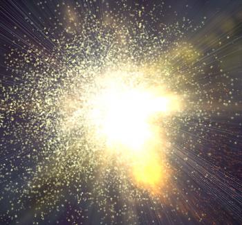 a sun explodes