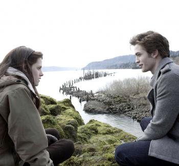 two roads alternate in a woods, and human choice is the only thing that matters
